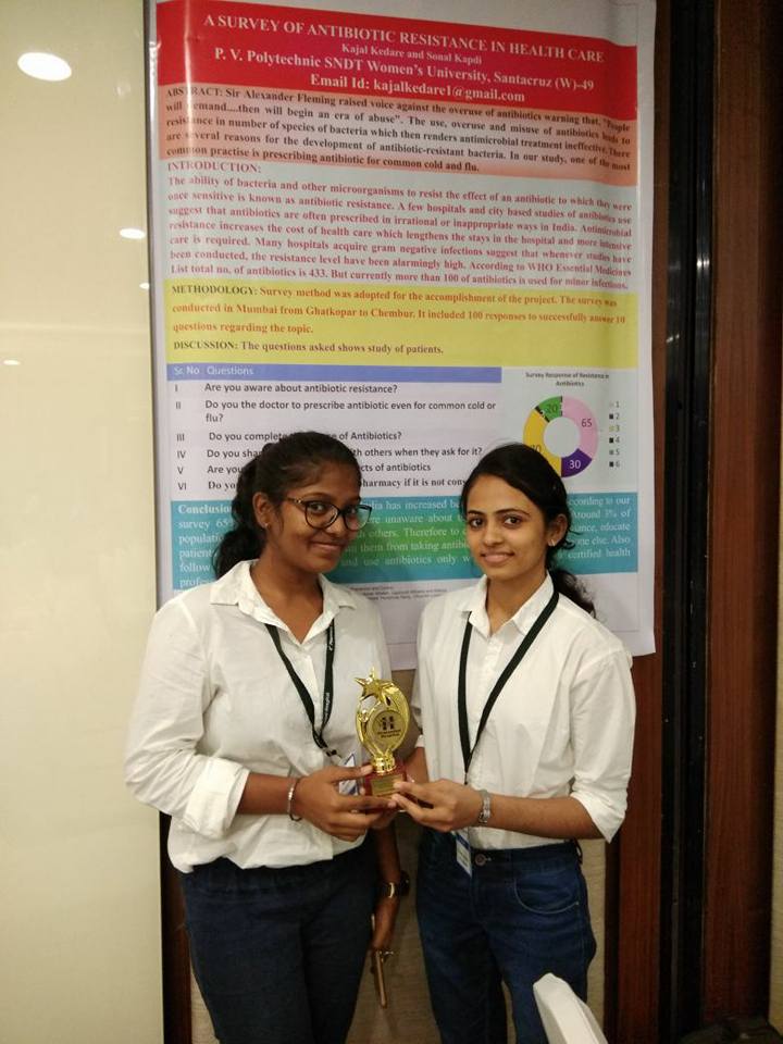 Second prize at 6th Pharmacy Conclave 19 January 2018, at Dr L. H. Hiranandani Hospital, Powai.